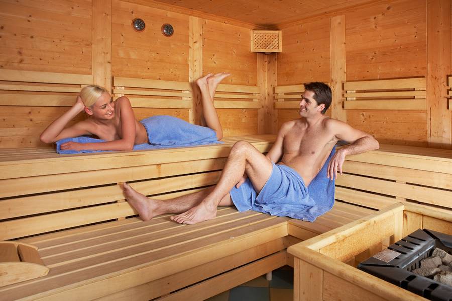 Boy sauna