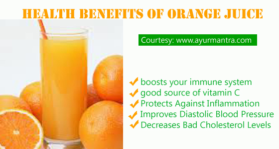 Orange juice for health
